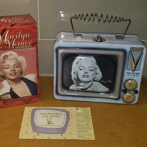 Collectable Marilyn Monroe Tin & VHS set
